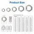 QISHENG 100 #6-32 18-8 A2(304) PCS Stainless Steel SAE Hex Nuts,Stainless Steel Nut,Home Nut