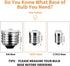 24-Pack Bulbs,7W E17 ST40 Bulbs ST40 Brightown Edison Replacement Light Screw Base Replacement Clear Glass Light