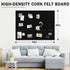Large Cork Felt Board Tiles, 12 Pack, 47" x 35" Self Adhesive Cork Boards for Walls, Office, School Home Decor Display,