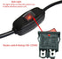 10FT 18 Gauge 3 Prong AC Power Cord - Cable with ON/OFF Switch, NEMA 5-15 Plug SJTW 18AWG 10A125VAC