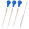 3Pcs Glass Pipettes Dropper, 10ml Graduated Liquid Dropper with Rubber Bulb and Cleaning Brush for Essential Oil