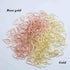 Gold and Rose Gold Cute Paper Clips Set, 300 Pcs Smooth Stainless Steel Tear-Shaped Wire Paperclips Small for Office Supplies Wedding Women Girls Kids Students Paper Document Organizing by KOOTIKO