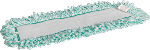 Commercial Commercial 18 inch, Rubbermaid Products Light Microfiber Dust Pad with Fringe, Green