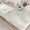 Shiny Beige Marble Contact Paper, Peel and Stick Waterproof Wallpaper for Kitchen Walls, Vanity Table 17.71"x120"