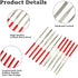 10Pcs Diamond Needle File Set, Mini Metal File Set for Jewelry Stone Carving Tools (2x100mm)