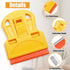 ISDVBUY 2 Sets 10 10 Razor Blade Scrapers, Plastic Scraper Tool Extra Plastic Razor Blades and Metal Blades, Adhesive