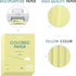 500-Sheets 8.5 11 1 Alitte Colored Paper - Yellow Paper, x Colored Printer Paper, Arts & Crafts, DIY Projects - School