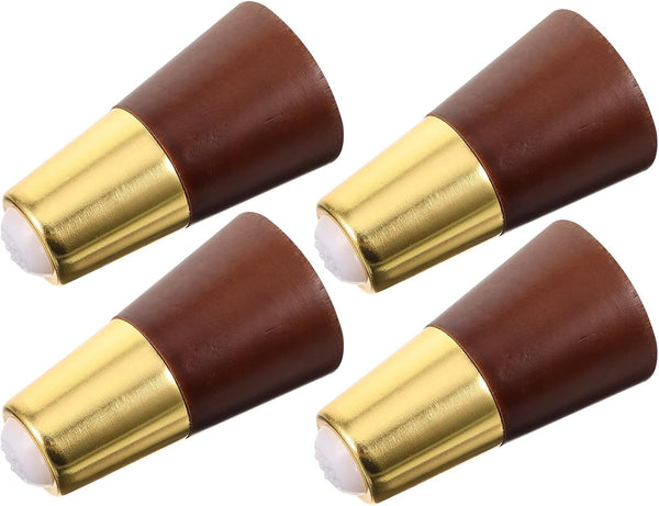 4pcs Walnut Color Solid Wood Sofa Legs Replacement Table Legs Coffee Dresser
