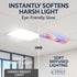 seewan Lights-Magnetic,2pcs,Geometric 2ft 4ft-For 48"L 24"W-2pcs) Fluorescent Light Covers for Ceiling & Stained Glass