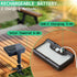 3 Settings, IP65 1 Pack Clip On Solar Light Outdoor, Motion Sensor Security Light, USB Charging and Solar Powered Fence