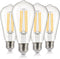 ALAMPEVER ST19 Dusk to Dawn LED Outdoor Light Bulb, 1400LM Sunlight Sensor