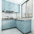 Blue Gold Marble Peel and Stick Contact Paper, 16" 78.7" Waterproof Decorative Wallpaper for Kitchen and Bathroom