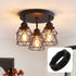 Klyeola 5Pcs E12 27.5mm 19mm(Black) Light Socket Rings, Plastic Lamp Shade Holder Adapter, Threaded Collar Retainer