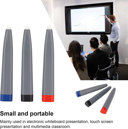 Interactive Whiteboard Pen, Benq Board Pen, 3Pcs Touch Sn Pen ABS Material for Whiteboard Multimedia