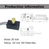 Zing Ear ZE-03A Rotary Dimmer Switch with Knob, 120V 300W Replacement Repair Kit for Incandescent/LED/Halogen Lamps