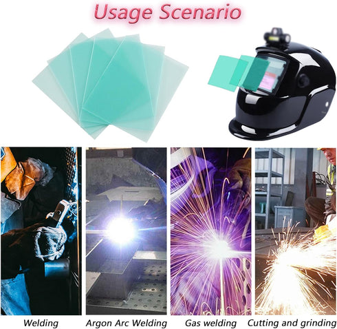 Wzttdm 20 Lens4.5" 5.25" 0.04" Pcs Welding Protective Lens Replacement x x Outside Replacement Helmet Clear Lens Covers