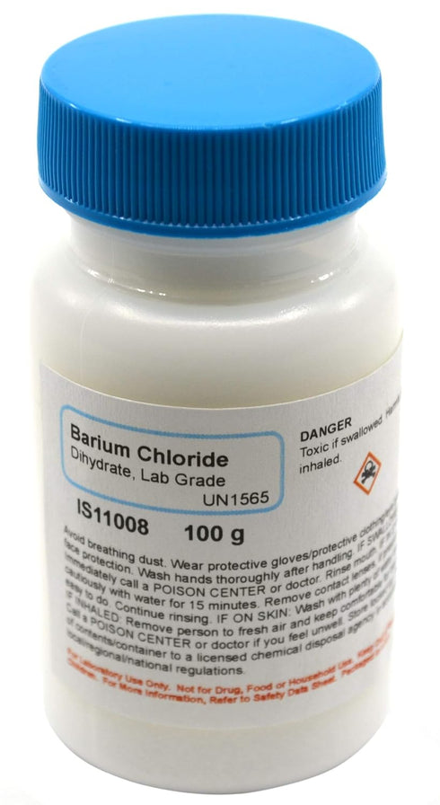 ALDON Innovating Science Laboratory-Grade Barium Chloride, Dihydrate, 100g
