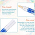 Zonon Grout Repair Sealer Pen for Bathrooms, Kitchen, Porch, Patio | 4 Pack Tile Paint Markers (White)