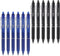 Pilot FriXion Clicker 0.7mm Erasable Gel Pens, Fine Point, 12 Pens (6 Black & 6 Blue)