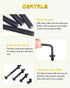 CZXNBI 28 Set Set,M6x20/40/60/80 mm Crib Screws Hardware Replacement Kit - Baby Bed Frame Bolts &Barrel Nuts Hex Drive