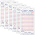 XKDOUS 6 Pack Pink Server Books, Server Note Pads, Guest Check Books