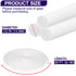 ToLanbbt Backer Rod EPDM Rubber 1/2" Diameter x 20' Length Caulk Saver Door Window Weather Stripping Seal for Concrete Filling Joints and Gaps (White)