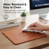 Psiriol 10.2 8.3 Inch, 1 Pack Leather Mouse Pad, Double Side Mousepad with Stitched Edge, Waterproof Gaming MousePads
