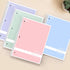 SUNEE Spiral Notebooks, Wide Ruled, 1-Subject, 4 Pack, 8 x 10-1/2 in, 70 Sheets, Pastel Colors for School, Office
