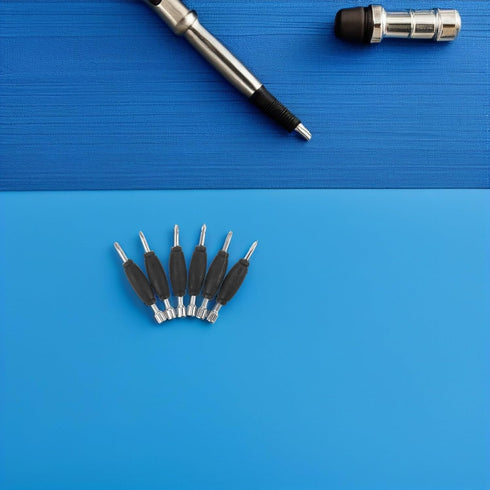 6pcs Holibanna Double Head Mini Screwdrivers for Fingerboard Repair, Metal Dual-end Screw Tools Kit for DIY Finger