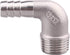 DERNORD 1/2" Hose Barb x 1/2" Male NPT Stainless Steel 90 Degree Elbow Pipe Fitting