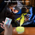 3D Girls Gifts Night Light, Multi Colors Change Remote Control Night Lamp for Kids Boys Teens, Bedroom Table Penguin