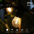 Shatterproof & Waterproof S14 LED Bulbs, Warm White 2200K, 70LM, E26 Base, 120V, 15 Pack Replacement Patio Lights