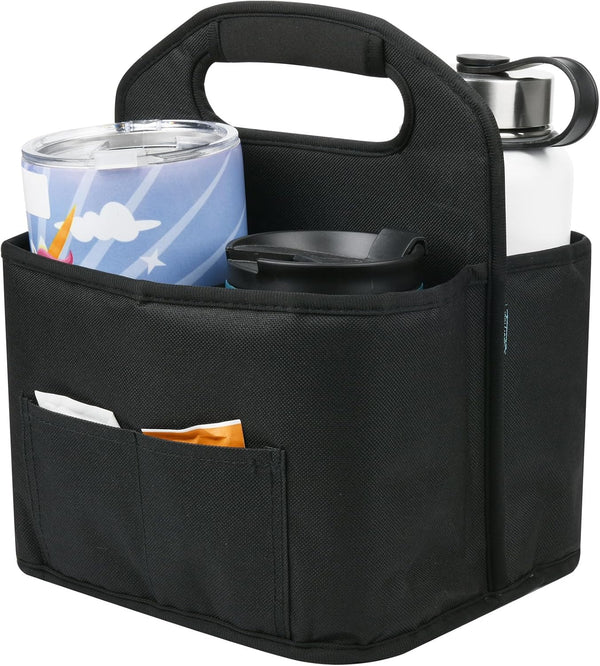 Beautyflier Drink Carrier with Handle for Delivery Reusable Insulated Coffee Cup Carrier Portable