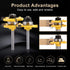 KATUR Tongue and Groove Router Bit Set, 1/4 Inch Shank Grooving Router Bit, 3 Teeth T Shape Woodworking Tools