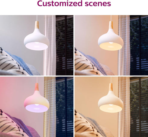 5-6 Inch 1-Pack, 1150 Philips Smart Retrofit Recessed Downlight Lumens, LED Color Changing Lights, Connects to Wi-Fi