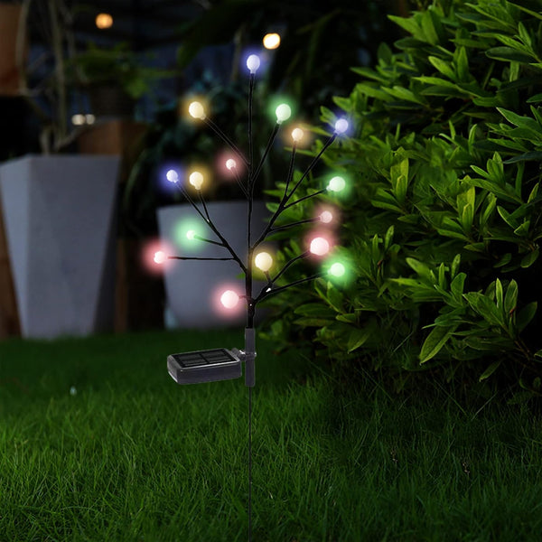 Generic 1 Pcs LED Solar Garden Lights Solar Lights Outdoor with 2 Lighting