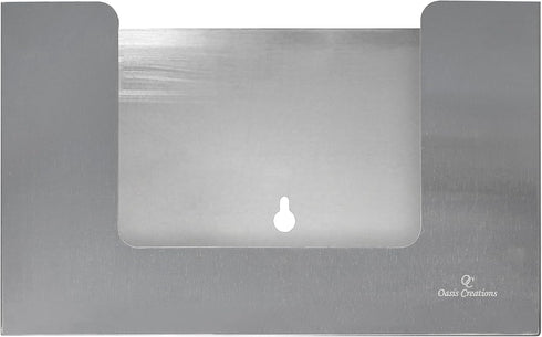 250 Countertop Stainless Steel Paper Towel Dispenser by Oasis Creations, Holds Paper Towels, Wall Mounted, Paper Towel