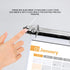 Magnetic 3 Ring Binder Locking Mechanism, 1 Inch D Shaped Rings for Hanging 8.5 x 11 Inch Sheets of Paper