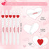 50 Sets Jetec Valentines Pens Bulk Heart Employee Appreciation Gifts Inspirational Ballpoint Pen with Thank You Card
