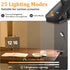2 Pack 5 5 Clip on Reading Light for Bed Headboard, Battery Rechargeable Large Clamp Bed Lamp - Colors Brightness