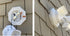 IMBA-8141 1/2-Inch (0.5") 1-Pack iMBAPrice White Vertical Siding Lamp Mounting Kit with Built-in Electrical Box, PVC