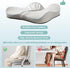 SheRest Seat Cushion, Ergonomic Memory Foam Cooling Cushion, Pressure Relief Suitable for Long Sitting Hours on Office