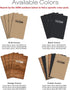 Elan Publishing Company Field Notebook/Journal, 5"x8", Kraft, Lined Memo Book, Pack of 4
