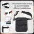 Penitue Server Pouch, Black Oxford Cloth Server Waist Pouch with Belt Versatile Serving Waist Apron Bag Adjustable