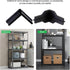 YINARONG Post Insert Corner Connector, Feet, and Caps Compatible Shelving - Durable, Easy Installation, Compatible
