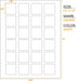 Waterproof Essential Oil Labels, 120 Squares, 1.5x1.5 Inches, Durable Blank Stickers with Rounded Corners