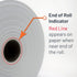 Victor 7050 Compact White Paper Rolls for Handheld and Portable Printing Calculators/Adding Machines 2.25” W x 150' FT