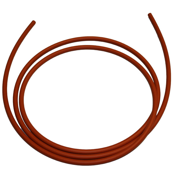.125'' (1/8" Actual) Silicone O-Ring Cord Stock, 70A Durometer, 10' Piece, Red