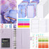GMBYLBY Budget Binder Set Leather Budget Planner with Cash Envelopes Budget Sheets Label