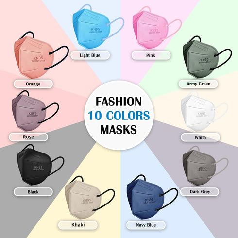 KN95 100 Pack KN95 KN95 5-Layer KN95 5 KN95 10 Face Masks Adults Disposable - Masks Protective Comfortable Masks